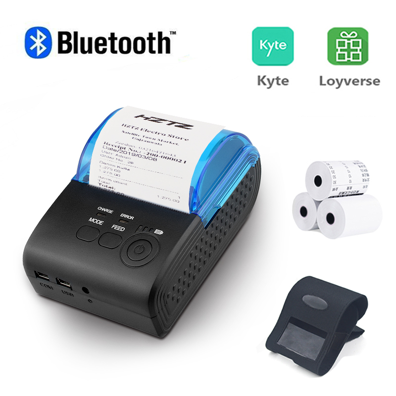 Commercial Printer - Portable Mini Bluetooth Printer Wireless Thermal