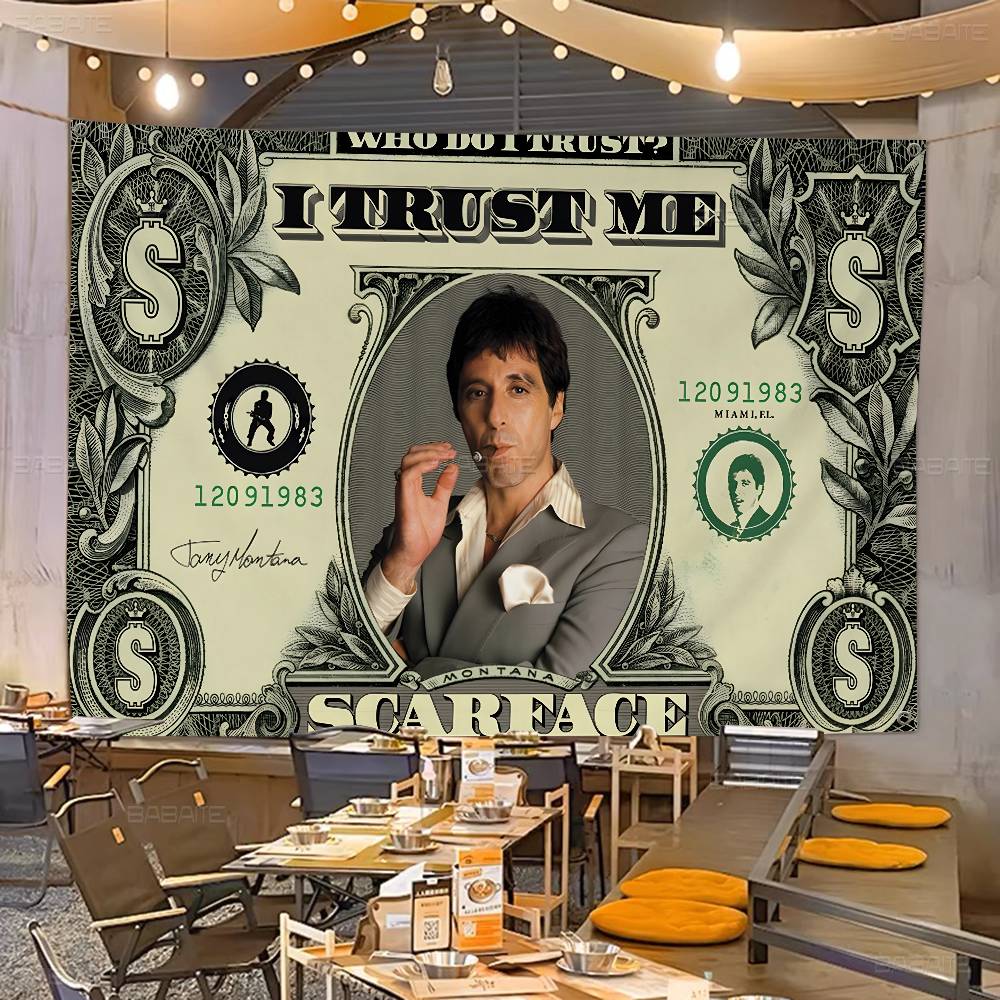 Commercial Banner Printing - Retro S-Scarface Advanced Printing Commercial Advertising