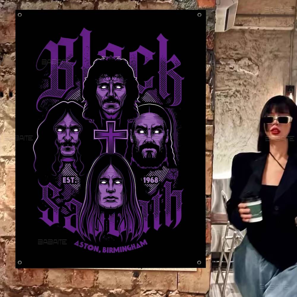 Black Sabbath Heavy Metal Adva - Commercial Banner Printing recension och pris