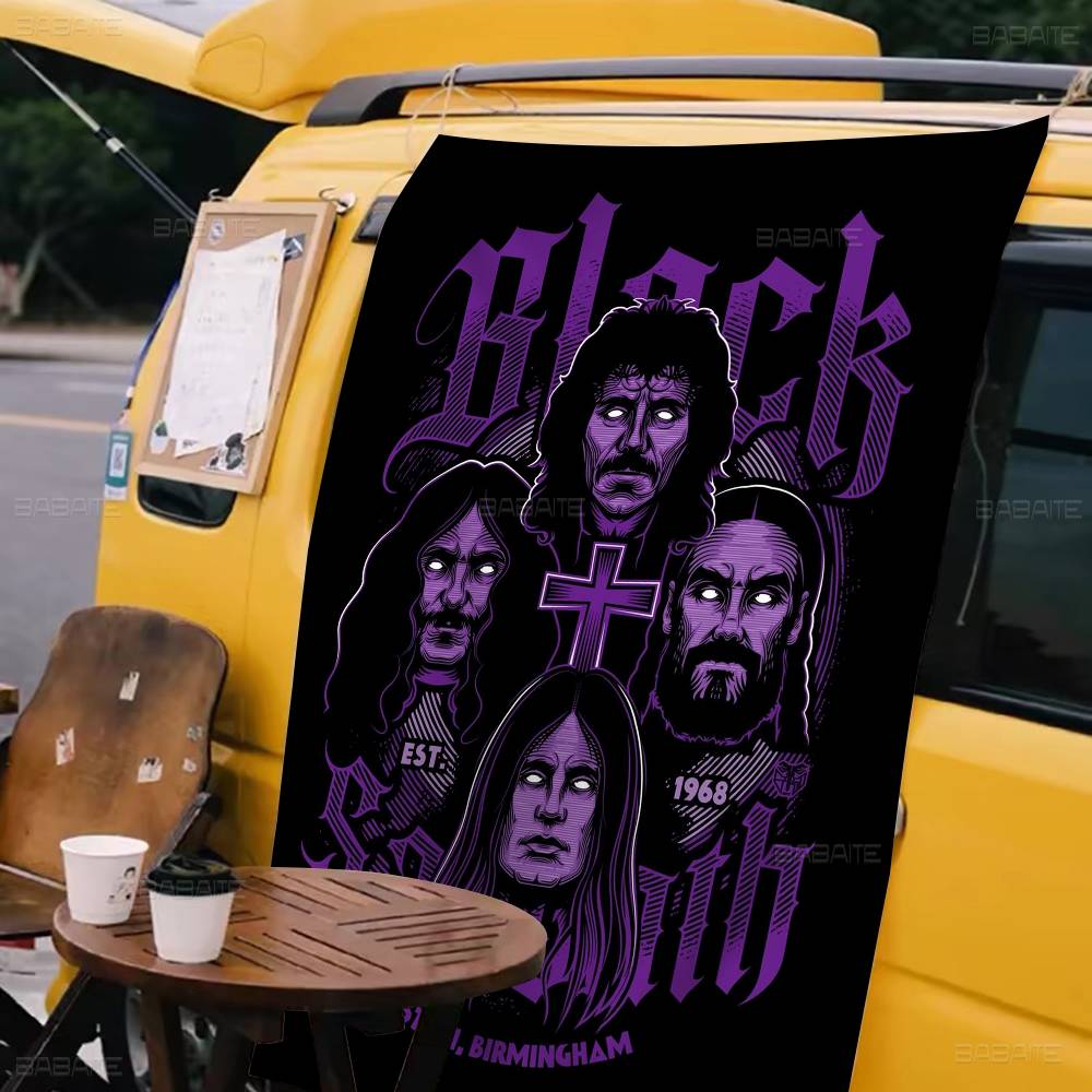 Black Sabbath Heavy Metal Adva - Commercial Banner Printing recension och pris