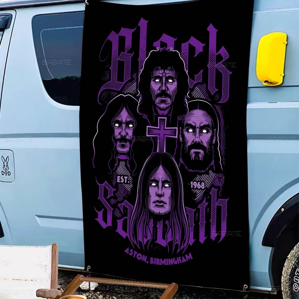 Black Sabbath Heavy Metal Adva - Commercial Banner Printing recension och pris