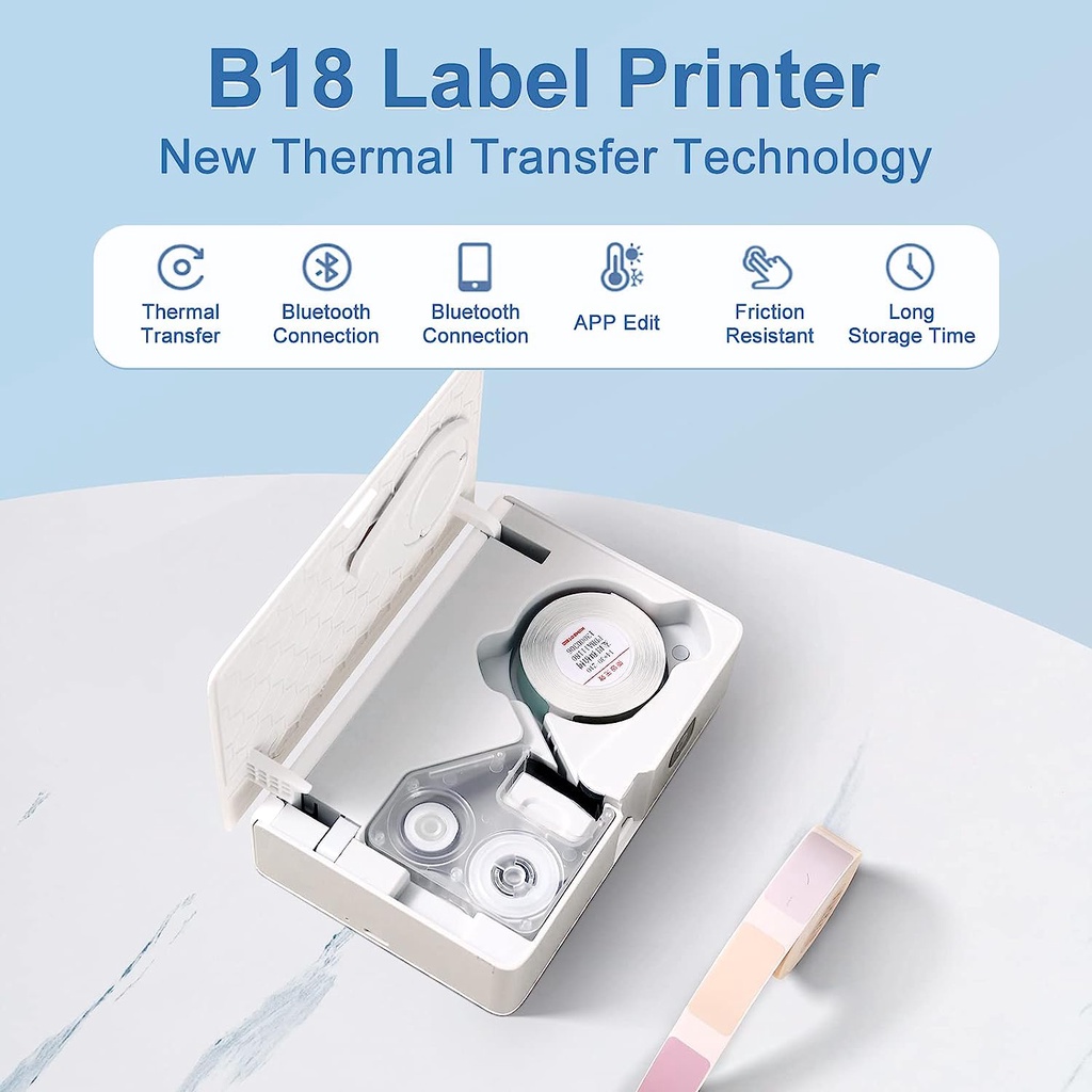 NIIMBOT B18 Color Label Printe - Commercial Printing Press recension och pris