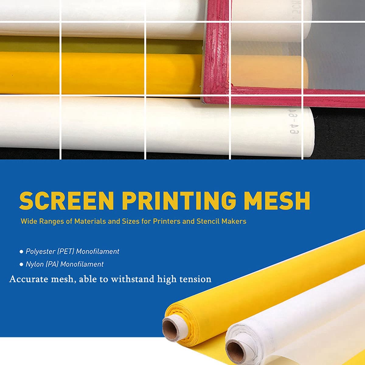Screen Printing Mesh White Sil - Commercial Printing Supplies Usa recension och pris
