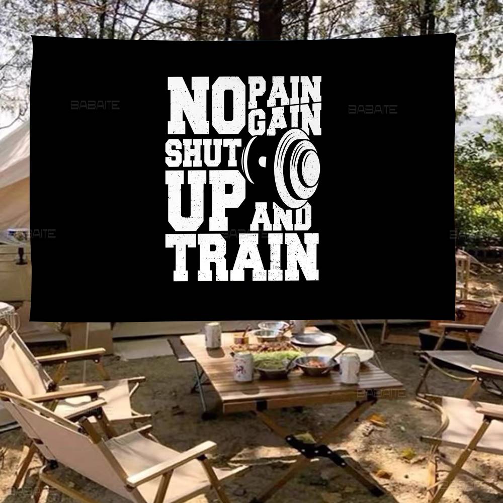 No Pain No Gain GYM Advanced P - Commercial Banner Printing recension och pris