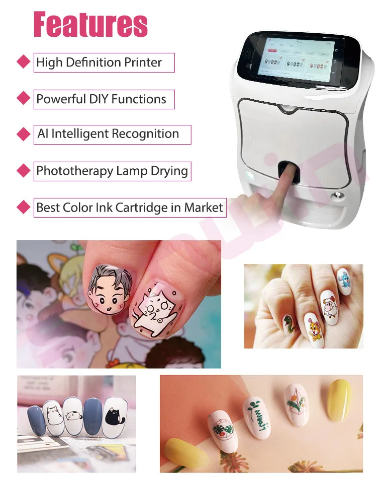 Automatic AI 3D Nail Art Print - Commercial Printer recension och pris